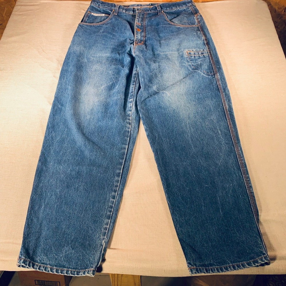 Heaven & Hell Jeans Menswear Distressed Denim‎ Blue Size 40 fits28